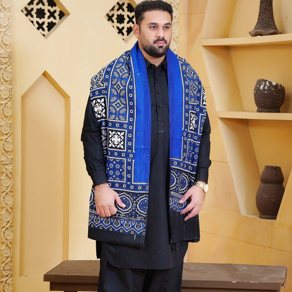 Sindhi Ajrak - Cotton - Small Size